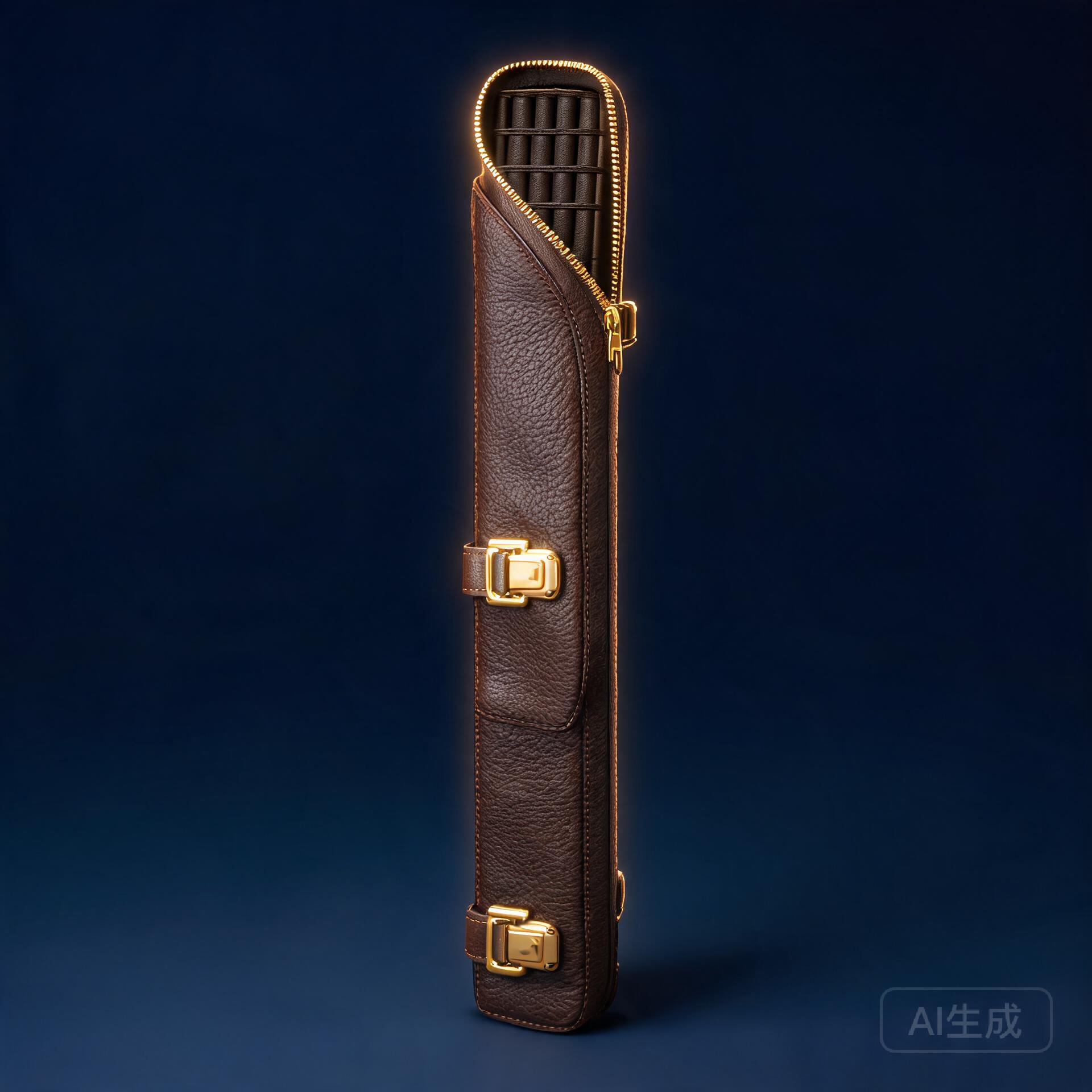 台球杆盒 — 真皮6孔